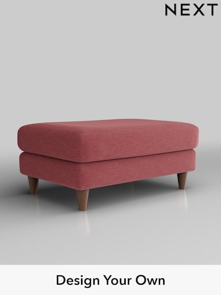 Fine Chenille Easy Clean/Mid Pink Hartley Relaxed Sit (W43292) | £425