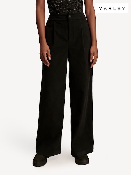 Varley Black Floris Wide Leg Trousers (W43295) | £134