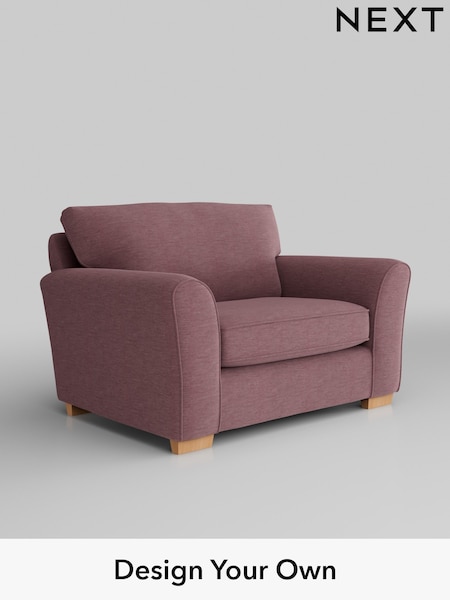 Fine Chenille Easy Clean/Mid Mulberry Purple Michigan Ii (W43302) | £725