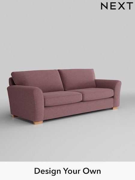 Fine Chenille Easy Clean/Mid Mulberry Purple Michigan Ii (W43302) | £1,125