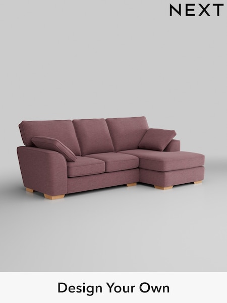 Fine Chenille Easy Clean/Mid Mulberry Purple Stamford (W43304) | £1,799