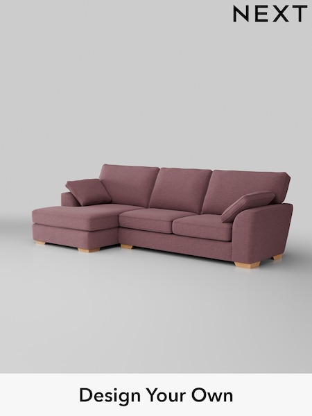 Fine Chenille Easy Clean/Mid Mulberry Purple Stamford (W43304) | £1,950