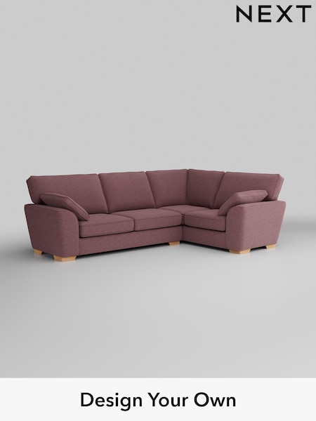 Fine Chenille Easy Clean/Mid Mulberry Purple Stamford (W43304) | £2,075