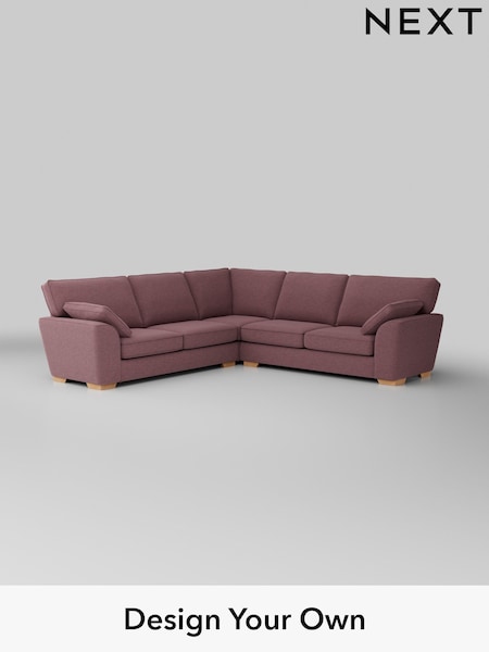 Fine Chenille Easy Clean/Mid Mulberry Purple Stamford (W43304) | £2,550
