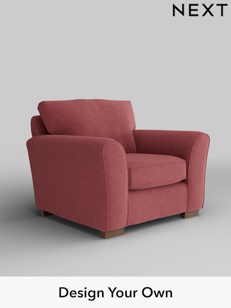 Fine Chenille Easy Clean/Mid Pink Michigan Ii (W43307) | £625