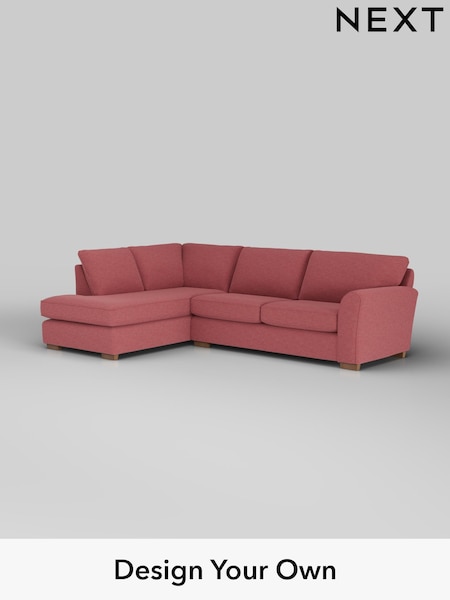 Fine Chenille Easy Clean/Mid Pink Michigan Ii (W43307) | £1,650