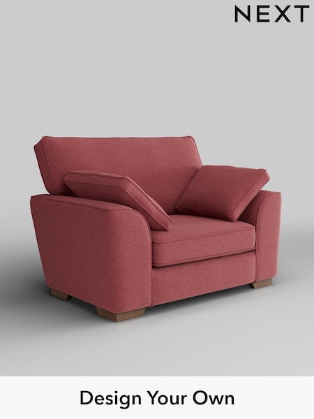 Fine Chenille Easy Clean/Mid Pink Stamford (W43308) | £850