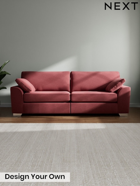 Fine Chenille Easy Clean/Mid Pink Stamford (W43308) | £1,350