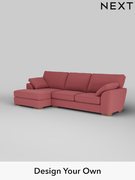 Fine Chenille Easy Clean/Mid Pink Stamford (W43308) | £1,950