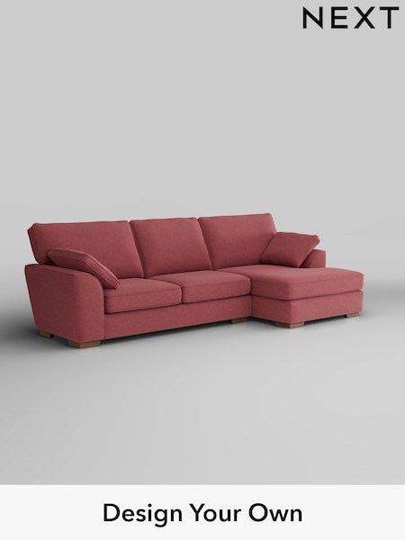 Fine Chenille Easy Clean/Mid Pink Stamford (W43308) | £1,950