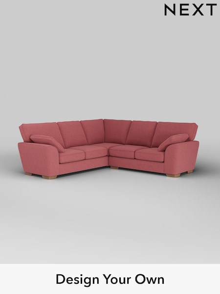 Fine Chenille Easy Clean/Mid Pink Stamford (W43308) | £2,350