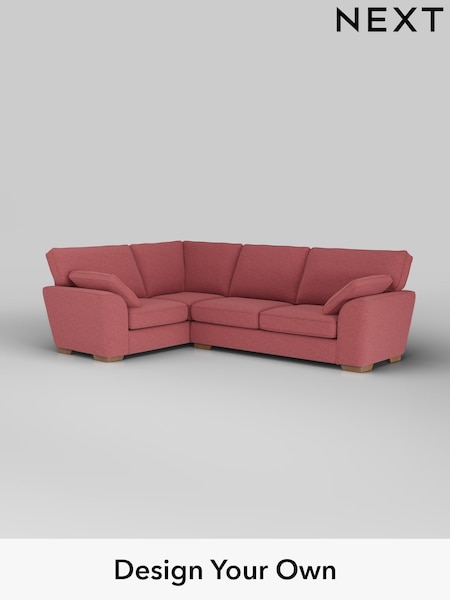Fine Chenille Easy Clean/Mid Pink Stamford (W43308) | £2,075