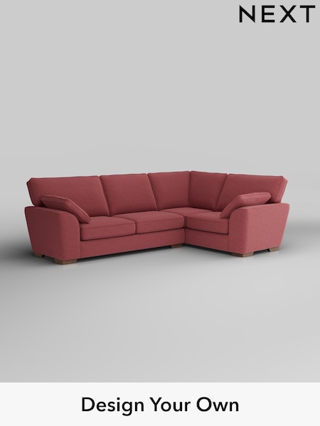 Fine Chenille Easy Clean/Mid Pink Stamford (W43308) | £2,075