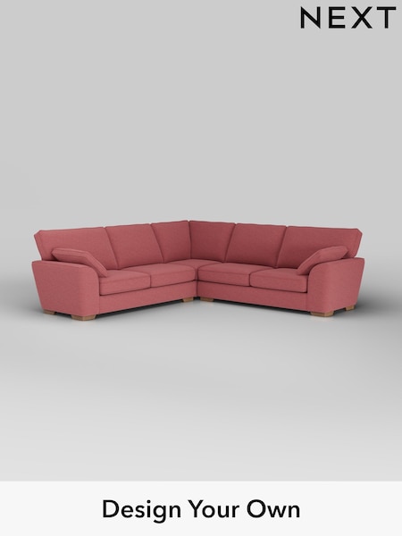Fine Chenille Easy Clean/Mid Pink Stamford (W43308) | £2,550