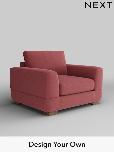 Fine Chenille Easy Clean/Mid Pink Clayton (W43311) | £850