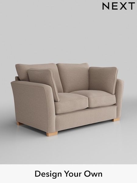 Fine Chenille Easy Clean/Mid Taupe Brown Heath Highback (W43325) | £1,025