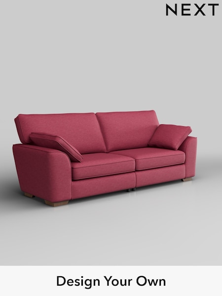 Fine Chenille Easy Clean/Mid Raspberry Pink Stamford (W43329) | £1,350