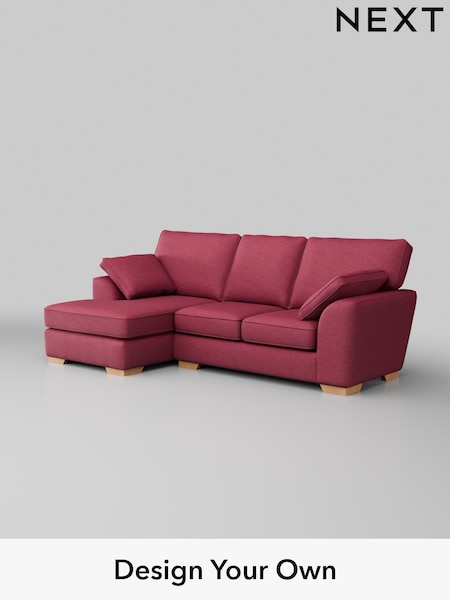 Fine Chenille Easy Clean/Mid Raspberry Pink Stamford (W43329) | £1,799