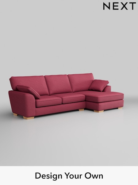 Fine Chenille Easy Clean/Mid Raspberry Pink Stamford (W43329) | £1,950