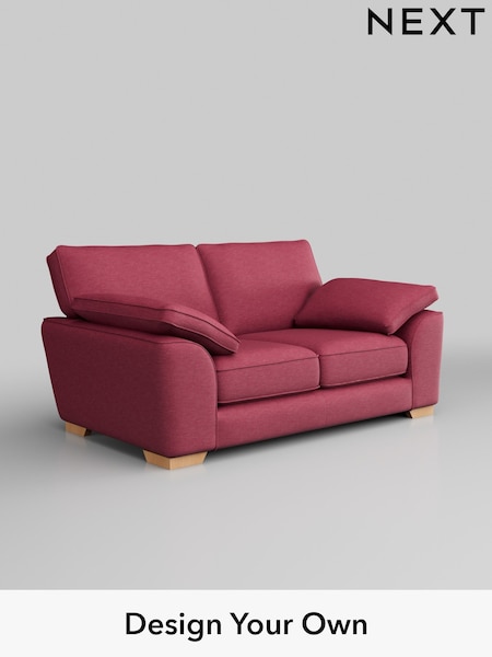 Fine Chenille Easy Clean/Mid Raspberry Pink Stamford Grand Relaxed Sit (W43330) | £1,625