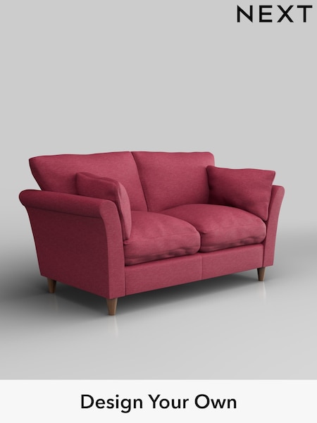 Fine Chenille Easy Clean/Mid Raspberry Pink Hartley Relaxed Sit (W43336) | £1,075
