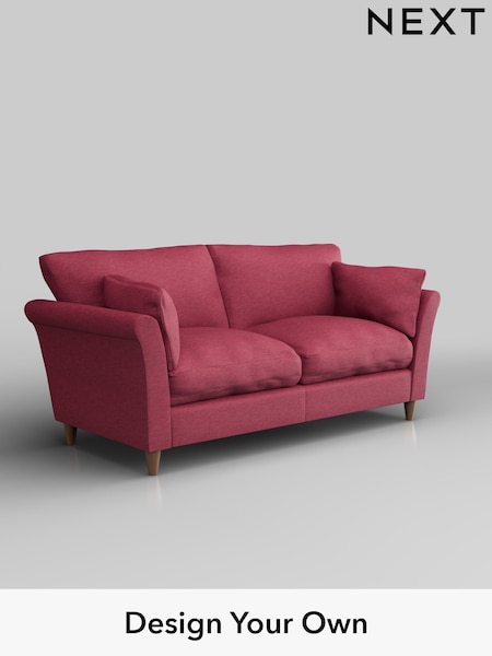 Fine Chenille Easy Clean/Mid Raspberry Pink Hartley Relaxed Sit (W43336) | £1,275