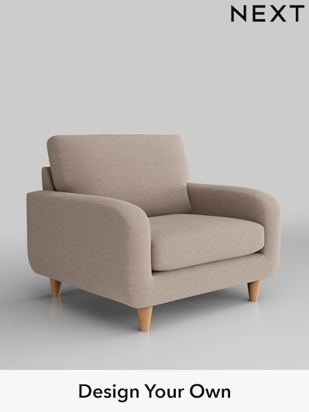 Fine Chenille Easy Clean/Mid Taupe Brown Camden (W43339) | £650