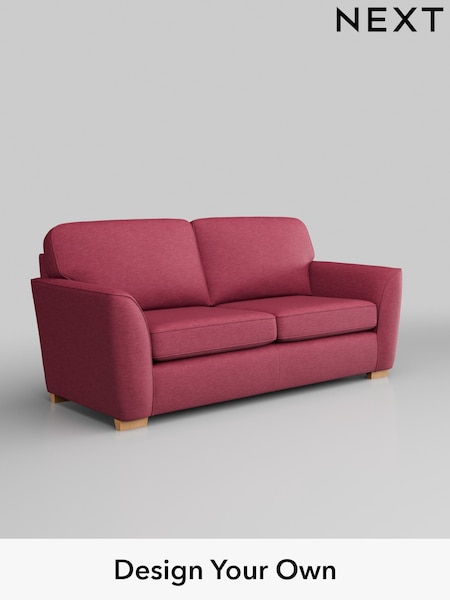 Fine Chenille Easy Clean/Mid Raspberry Pink Malvern (W43342) | £1,075
