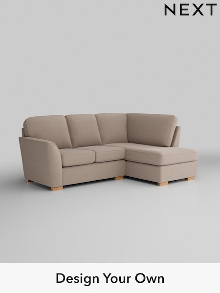 Fine Chenille Easy Clean/Mid Taupe Brown Malvern (W43345) | £1,350