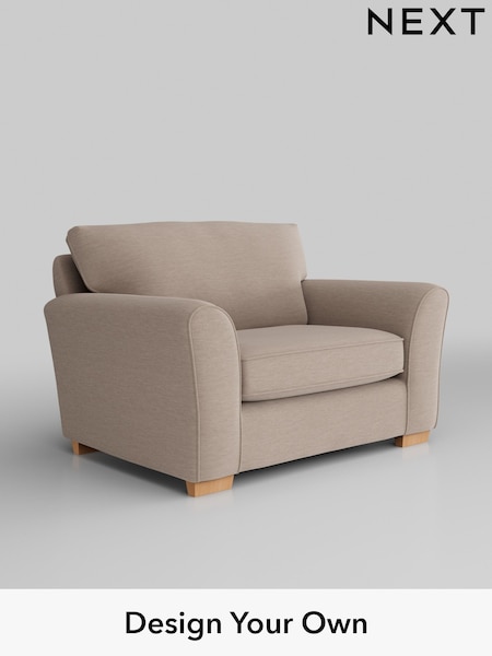 Fine Chenille Easy Clean/Mid Taupe Brown Michigan Ii (W43346) | £725