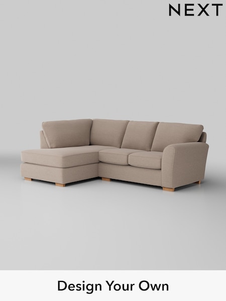 Fine Chenille Easy Clean/Mid Taupe Brown Michigan Ii (W43346) | £1,450
