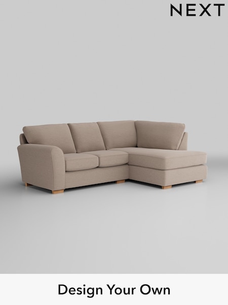 Fine Chenille Easy Clean/Mid Taupe Brown Michigan Ii (W43346) | £1,450
