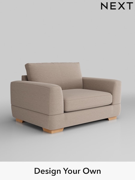 Fine Chenille Easy Clean/Mid Taupe Brown Clayton (W43348) | £950