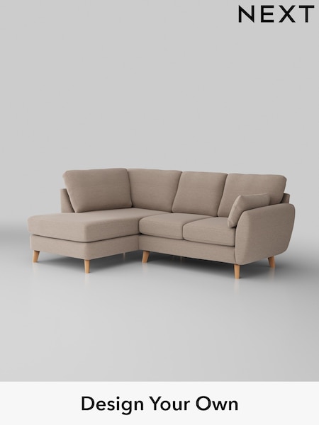 Fine Chenille Easy Clean/Mid Taupe Brown Wilson (W43349) | £1,599
