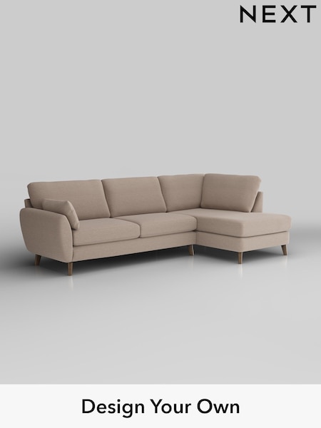 Fine Chenille Easy Clean/Mid Taupe Brown Wilson (W43349) | £1,699