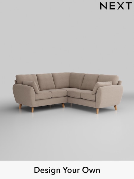 Fine Chenille Easy Clean/Mid Taupe Brown Wilson (W43349) | £1,550