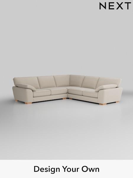 Fine Chenille Easy Clean/Oyster Stamford Grand Relaxed Sit (W43352) | £3,025