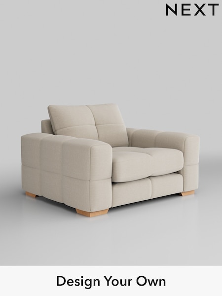 Fine Chenille Easy Clean/Oyster Brooke Deep Sit (W43354) | £1,325