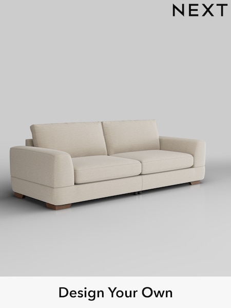 Fine Chenille Easy Clean/Oyster Clayton (W43355) | £1,425