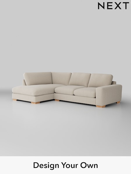 Fine Chenille Easy Clean/Oyster Houghton Deep Sit (W43359) | £2,199
