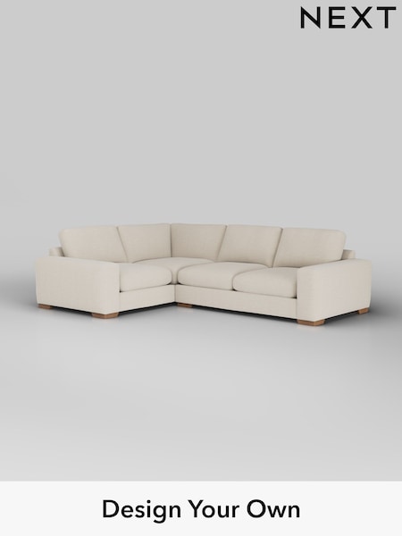 Fine Chenille Easy Clean/Oyster Houghton Deep Sit (W43359) | £2,575