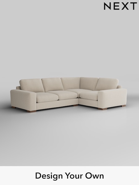 Fine Chenille Easy Clean/Oyster Houghton Deep Sit (W43359) | £2,575