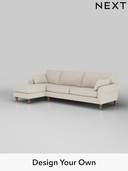 Fine Chenille Easy Clean/Oyster Mallory (W43360) | £1,575