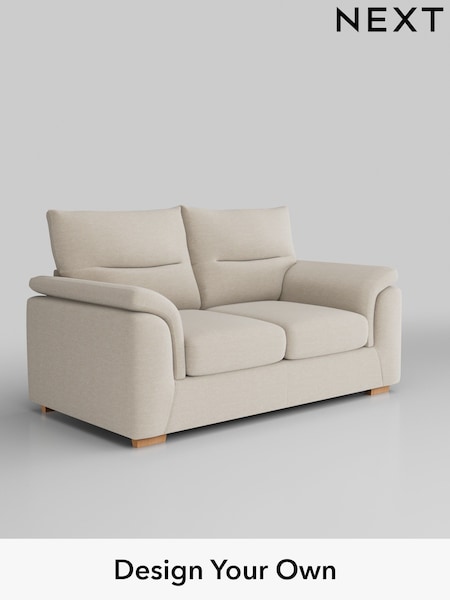 Fine Chenille Easy Clean/Oyster Hayden Highback (W43362) | £1,125