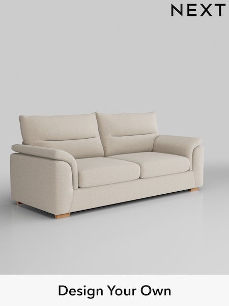 Fine Chenille Easy Clean/Oyster Hayden Highback (W43362) | £1,325