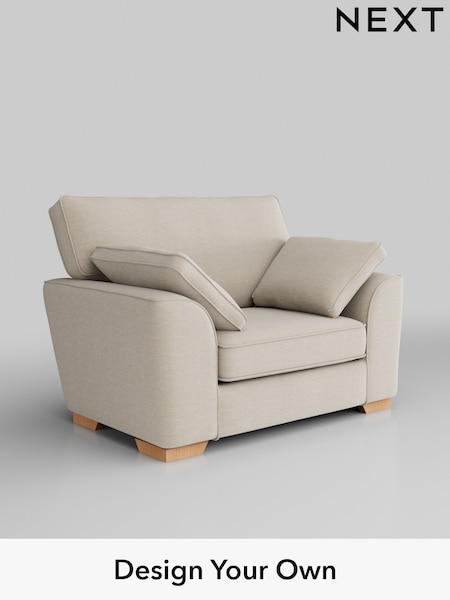 Fine Chenille Easy Clean/Oyster Stamford (W43372) | £850