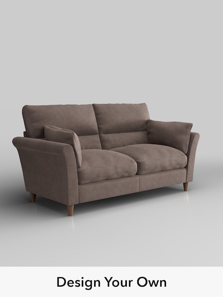 Luxe Chenille/Mink Brown Hartley Highback Relaxed Sit (W43373) | £1,425