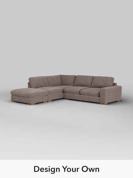Luxe Chenille/Mink Brown Houghton Deep Relaxed Sit (W43377) | £2,825