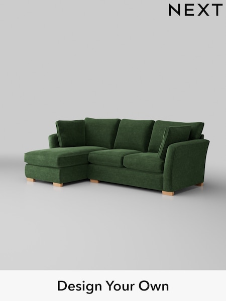 Luxe Chenille/Dark Green Heath Highback (W43424) | £2,050