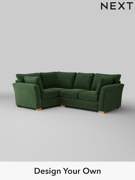 Luxe Chenille/Dark Green Heath Highback (W43424) | £2,199